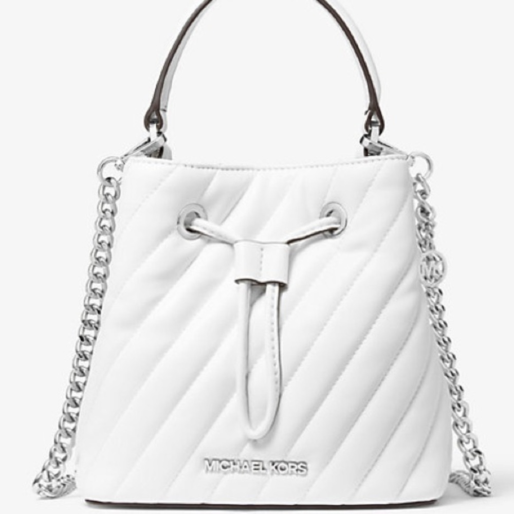 Michael Kors White Crossbody Bag